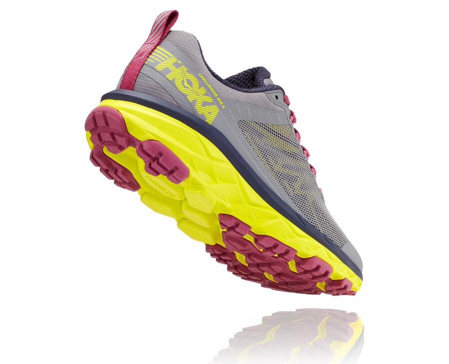 Tenis Hoka One One Trail Mujer Grises - Challenger Atr 5 - XGVZ45096